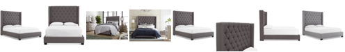 Furniture Monroe II Upholstered King Bed, Created for Macy's
